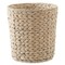 Casafield Waste Basket, Seagrass Water Hyacinth Woven Wicker Trash Can for Bathroom, Bedroom, Laundry Room, Home Office